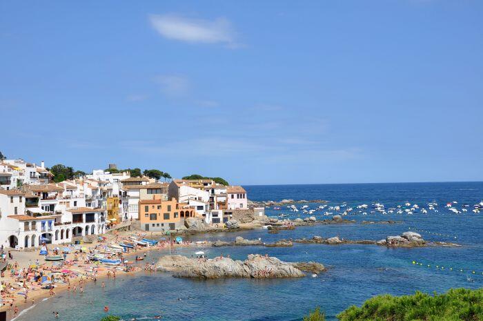 calella, costa brava, hiszpania, katalonia, wakacje, podróże, plaża, Letnia Callela